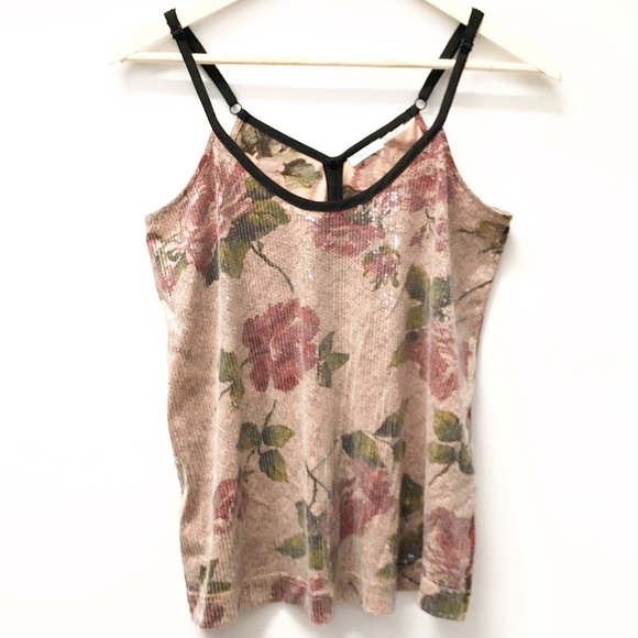 Urban Outfitters - Kimchi Blue Sequin Tank, SZ S - Picture 1 of 5